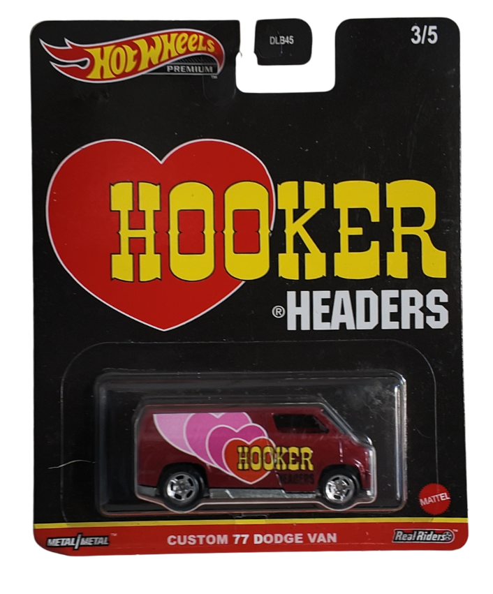 Hot Wheels Hooker Headers Custom 77 Dodge Van