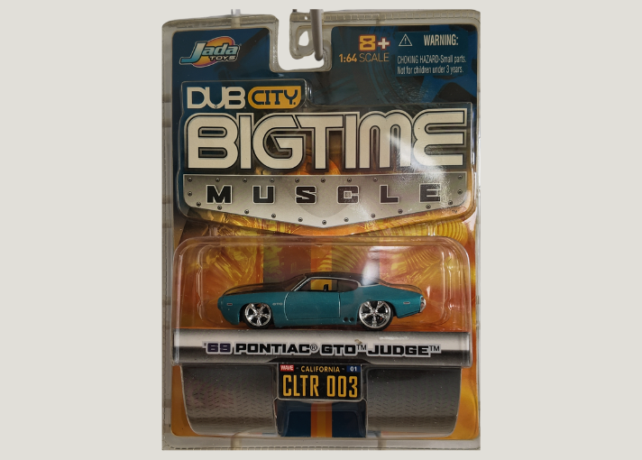 Big Time Muscle '69 Pontiac GTO 'Judge' Light Blue (CLTR003)