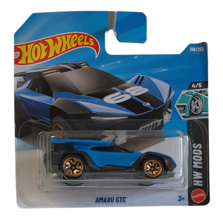 Hot Wheels Amaru GTC Treasure Hunt Short card