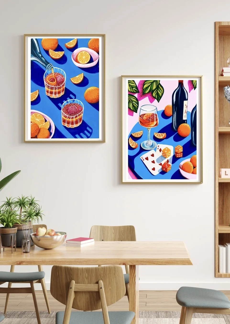 Beige Aesthetic Modern Scandinavian Living Room Gallery Wall Art Poster Frame Mockup Instagram Post 2.jpg