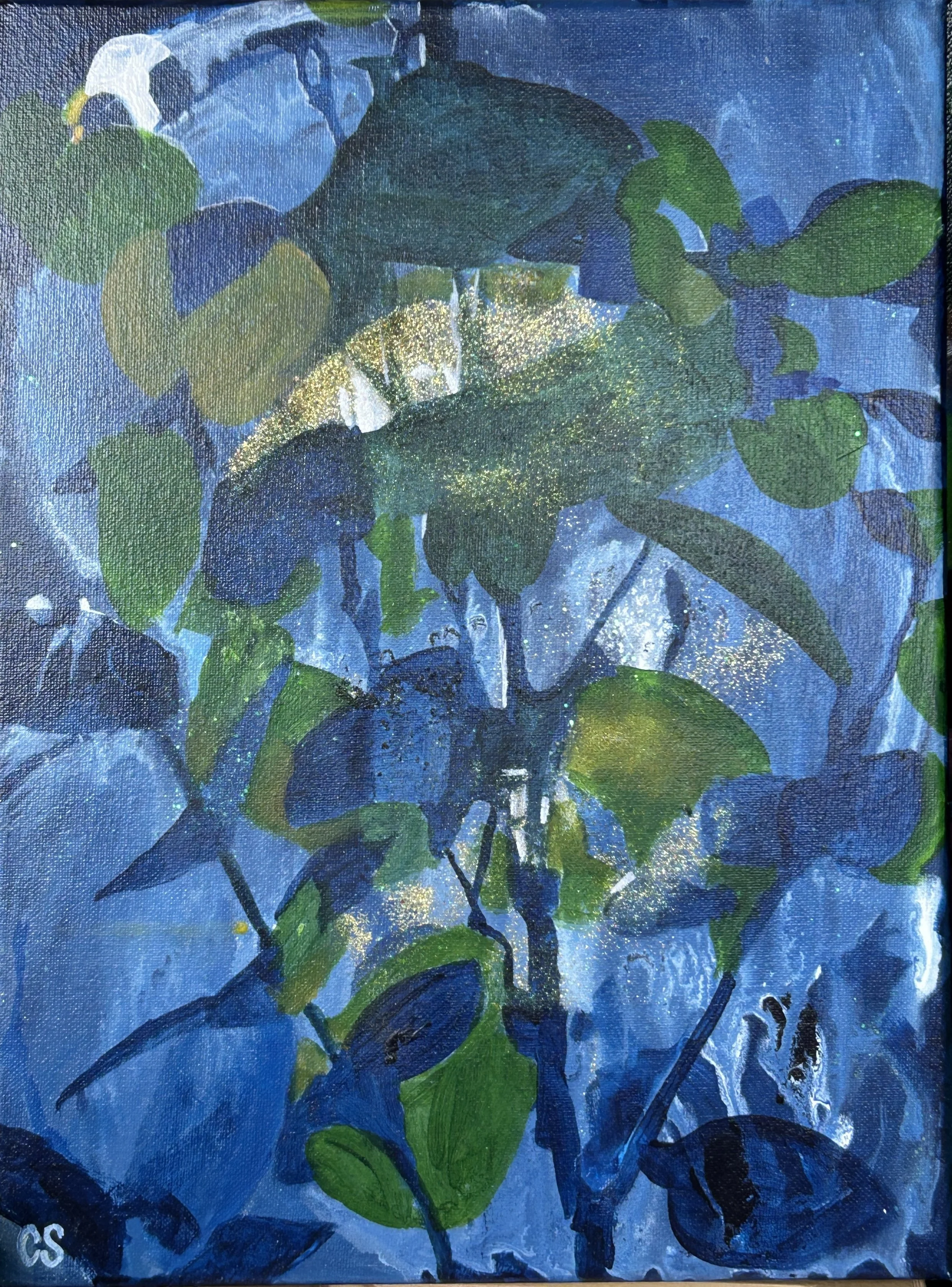 The Blue Hour - Acrylics on canvas 