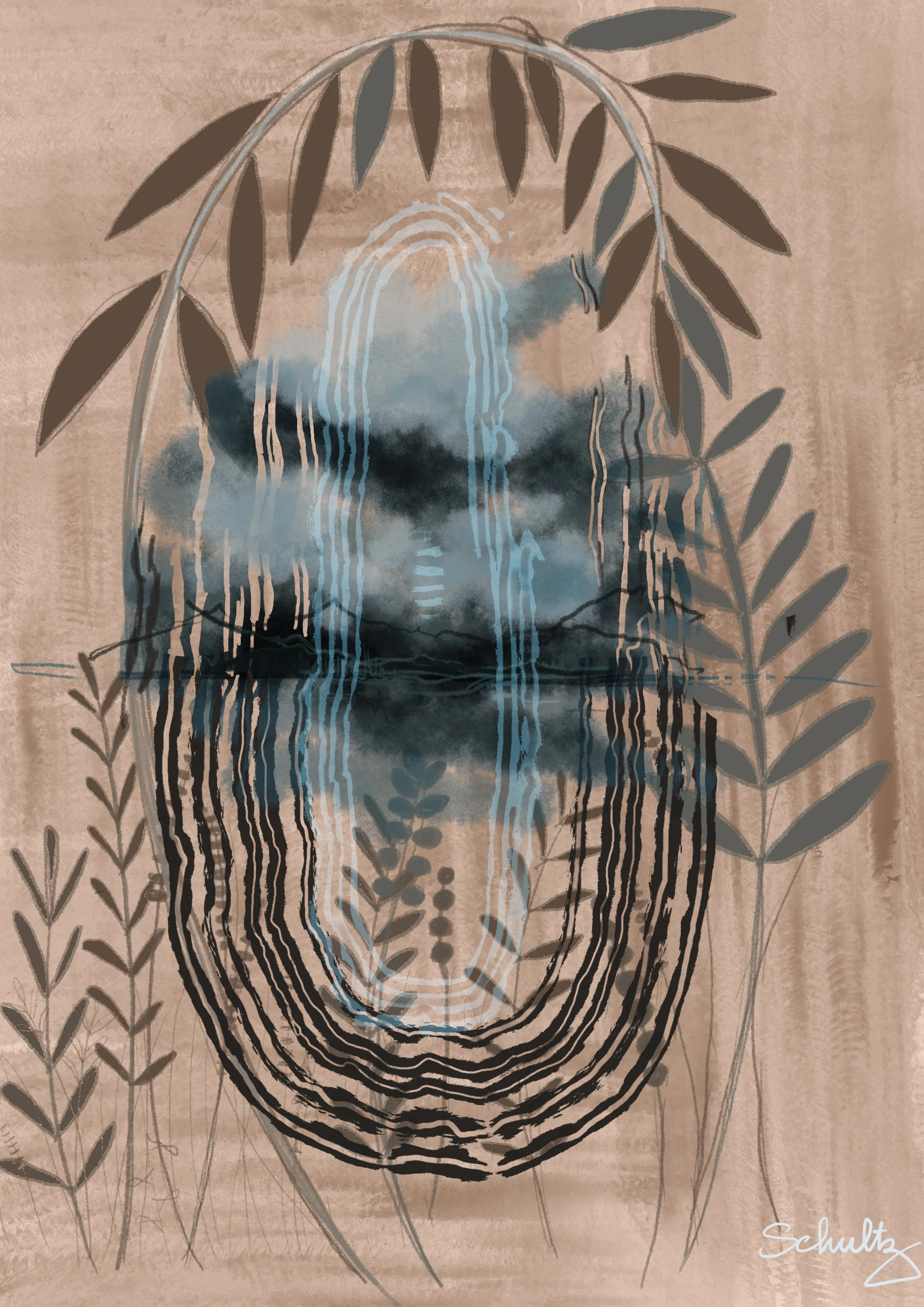 Beyond our world — Digital Art by Cathy Schultz