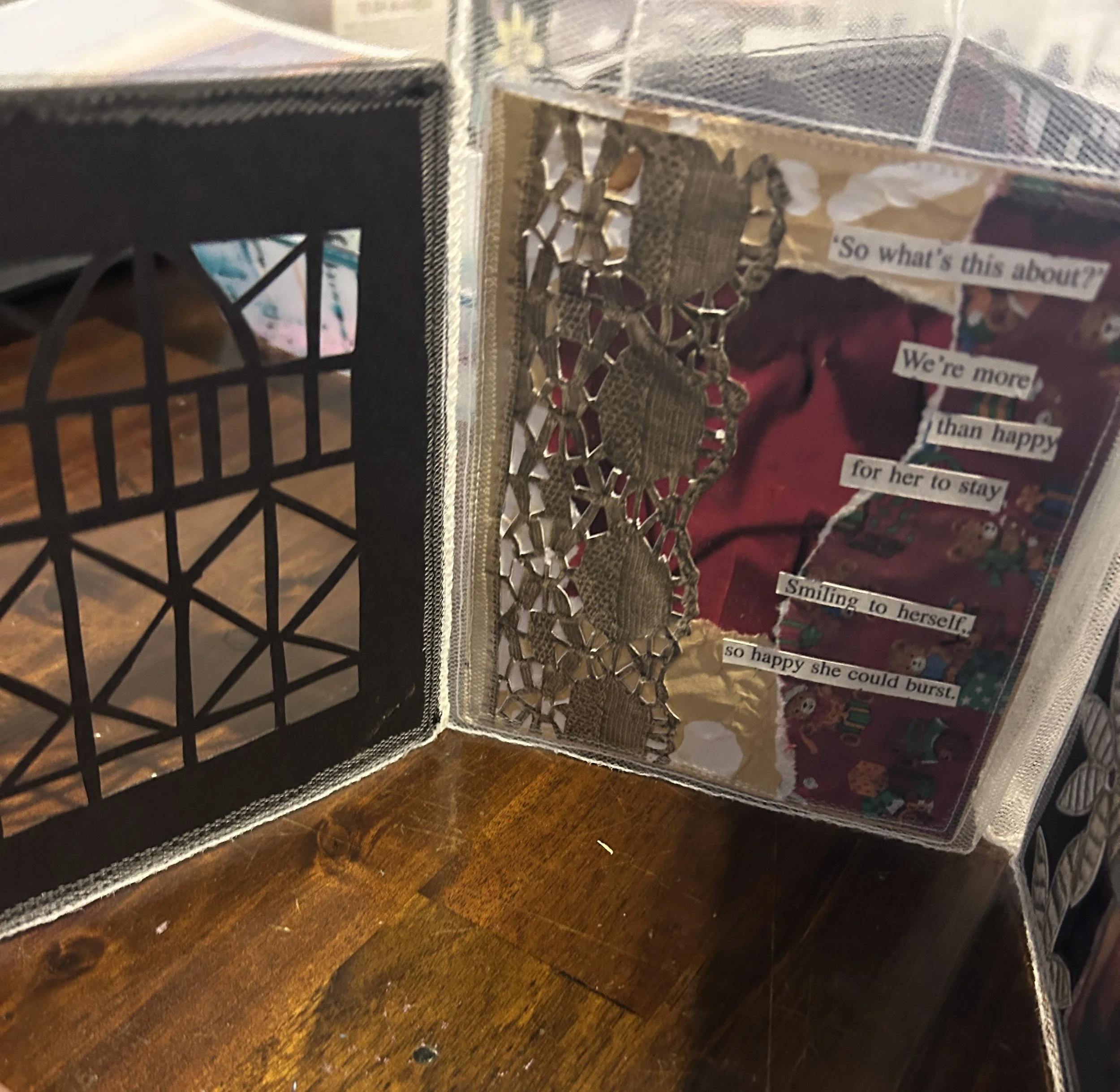 cut panel to the left by hand