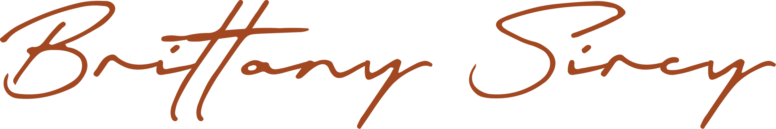Brittany Sircy handwritten logo