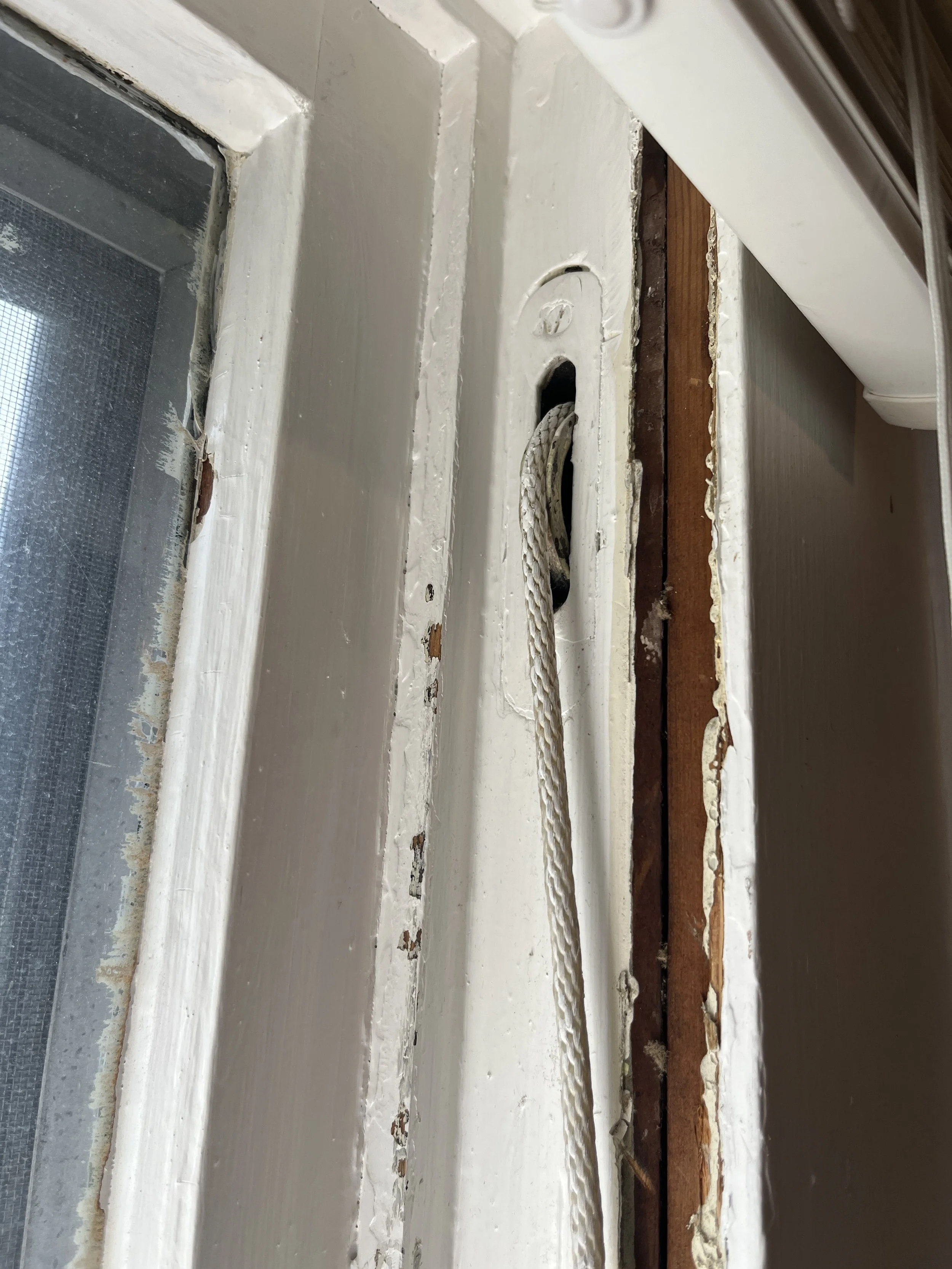 Window sash operational tune up.