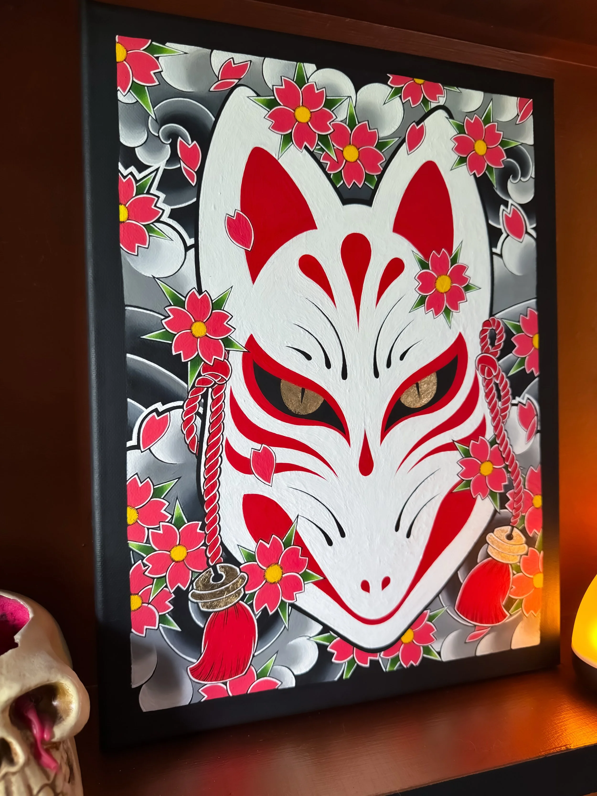 Byakko acrylic gouache on canvas #artshare #artistoninstagram #artwork #art #canvas