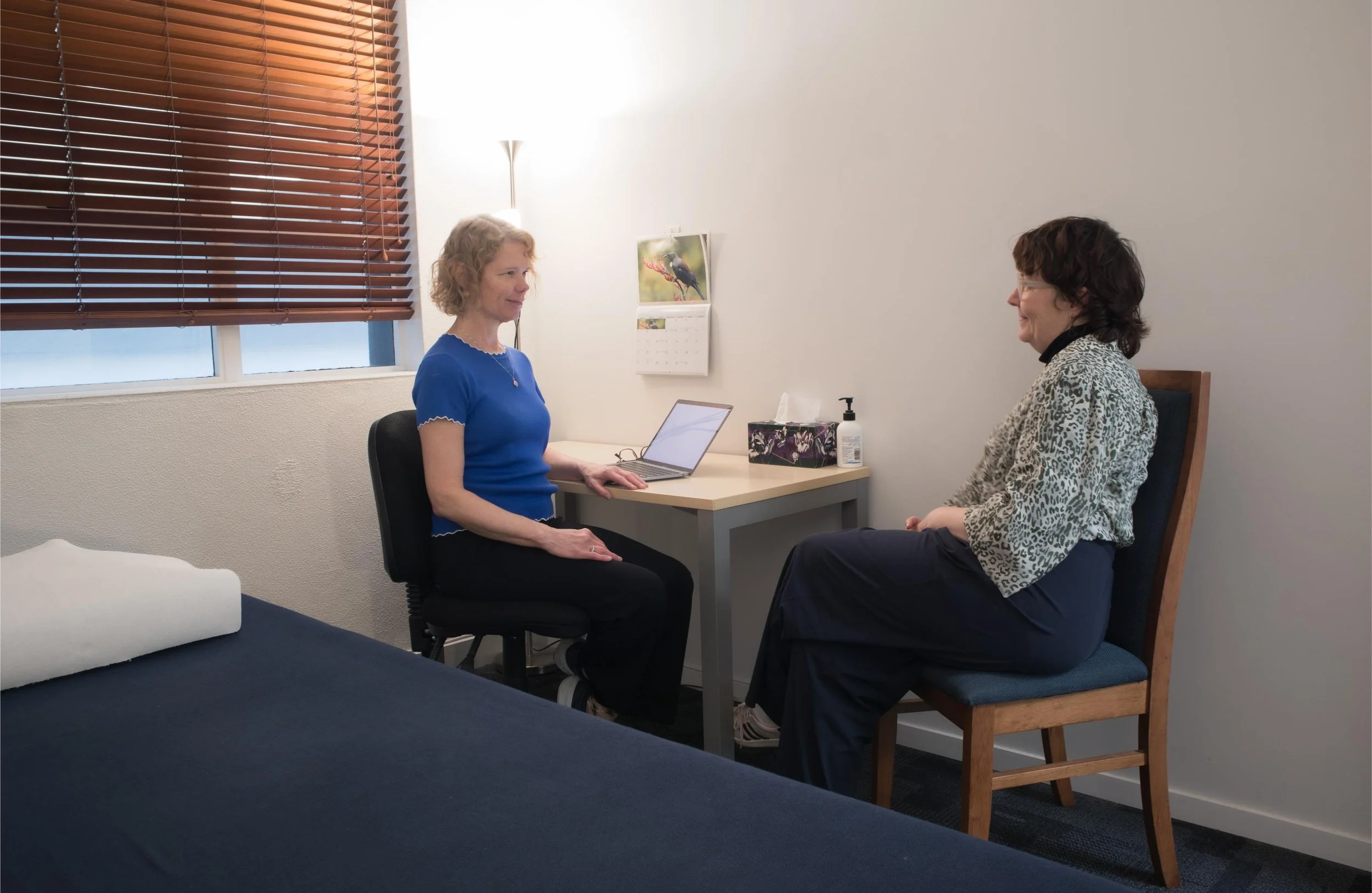 Diana Hilgert providing personalised classical acupuncture treatment in Wellington