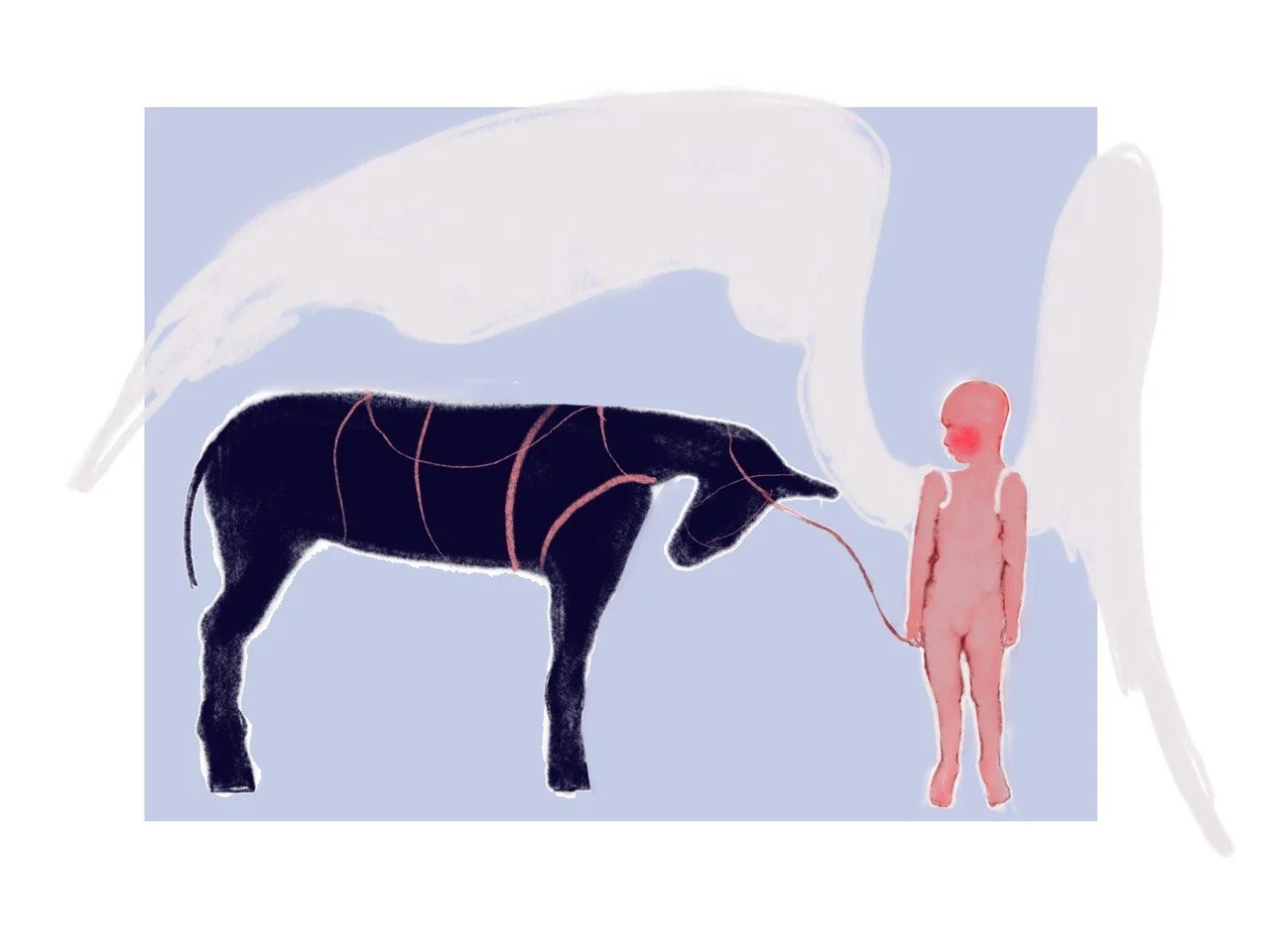 ANGEL AND HORSE