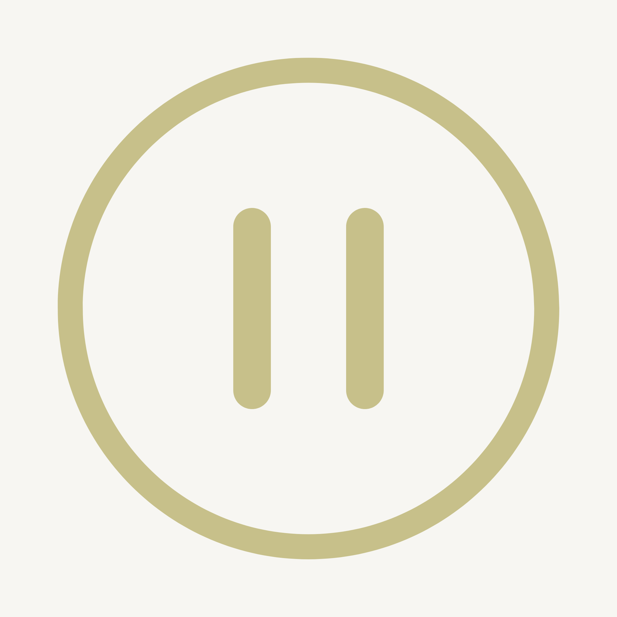 Pause icon representing a moment to stop and reflect.