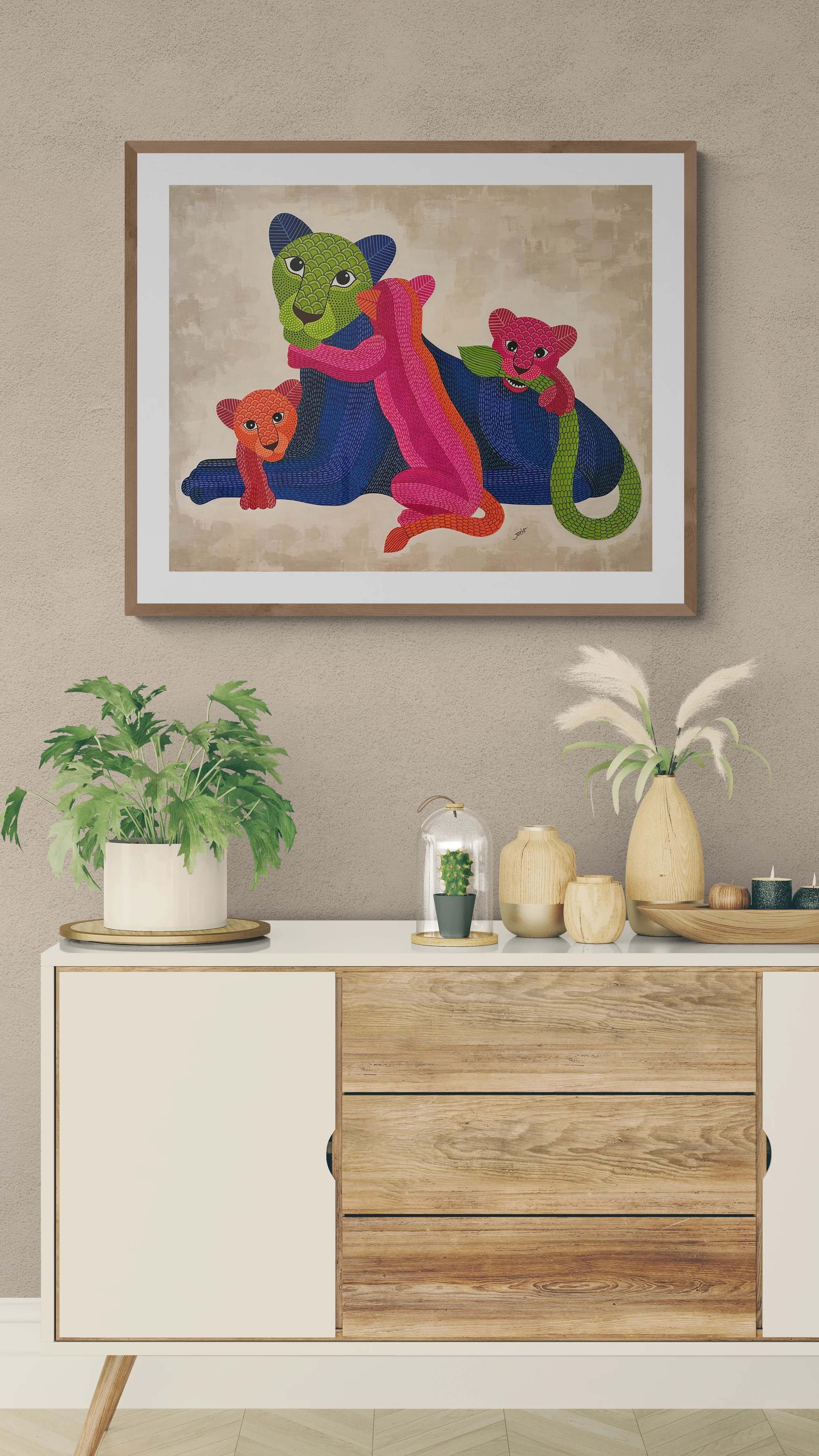 Website shenan.. cabinet-with-plants-and-wooden-ornaments.webp