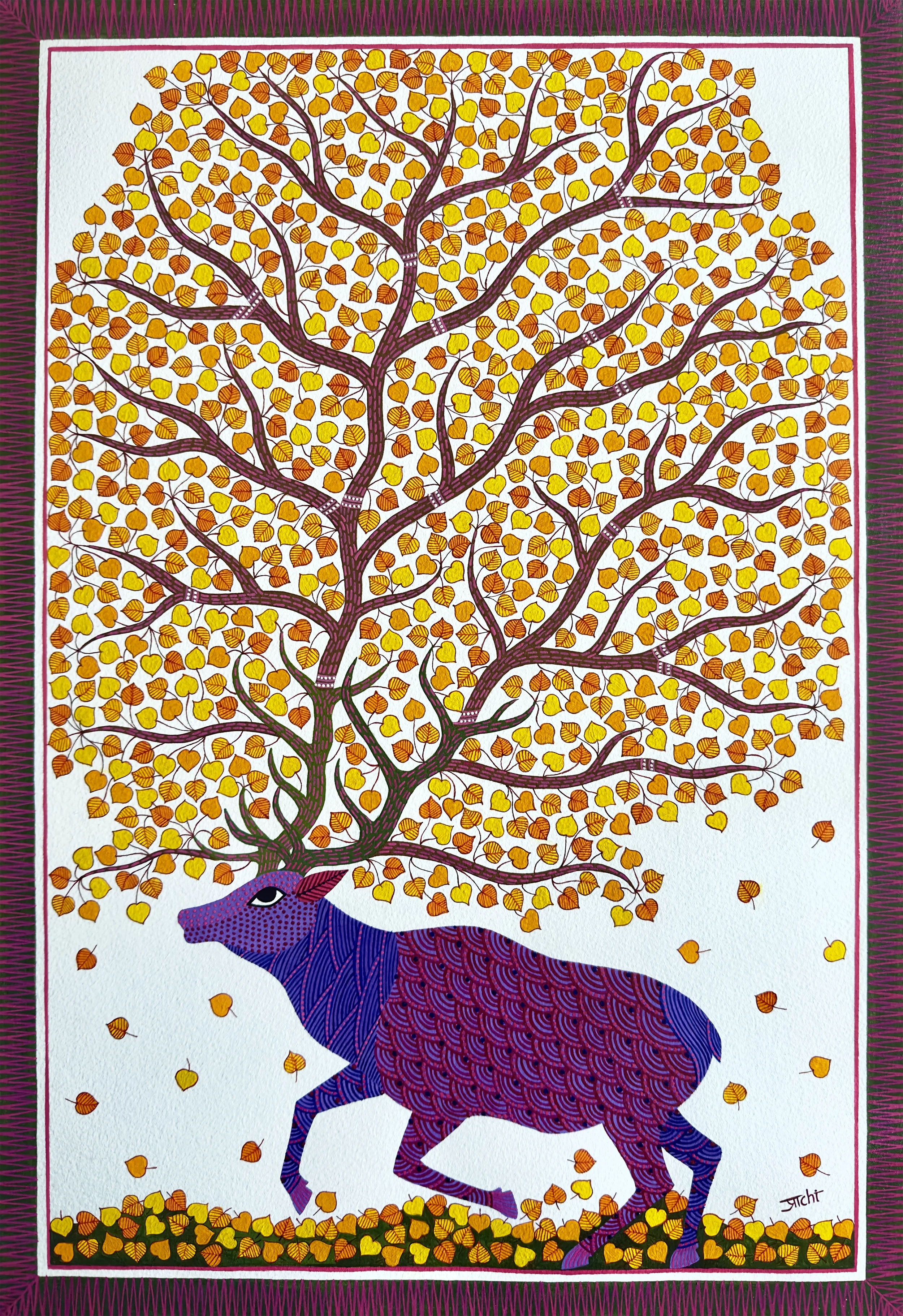 Elk and the Dancing Aspen