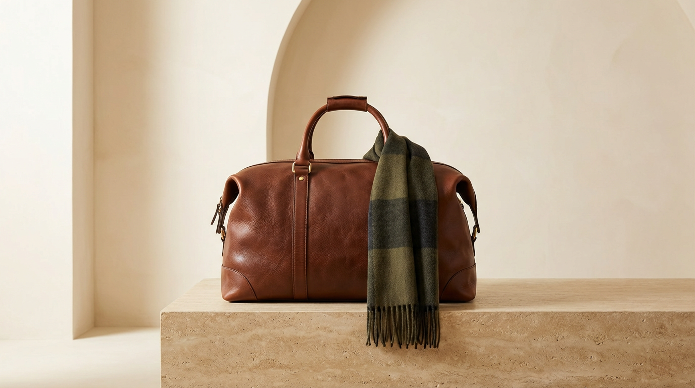 Leather Weekender Bag