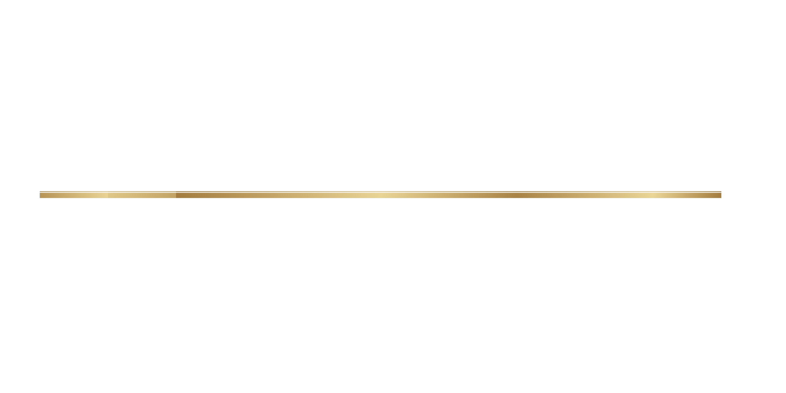 Logo pour la marque Cosmopolitan avec un fond noir et une ligne dorée horizontale en dessous.