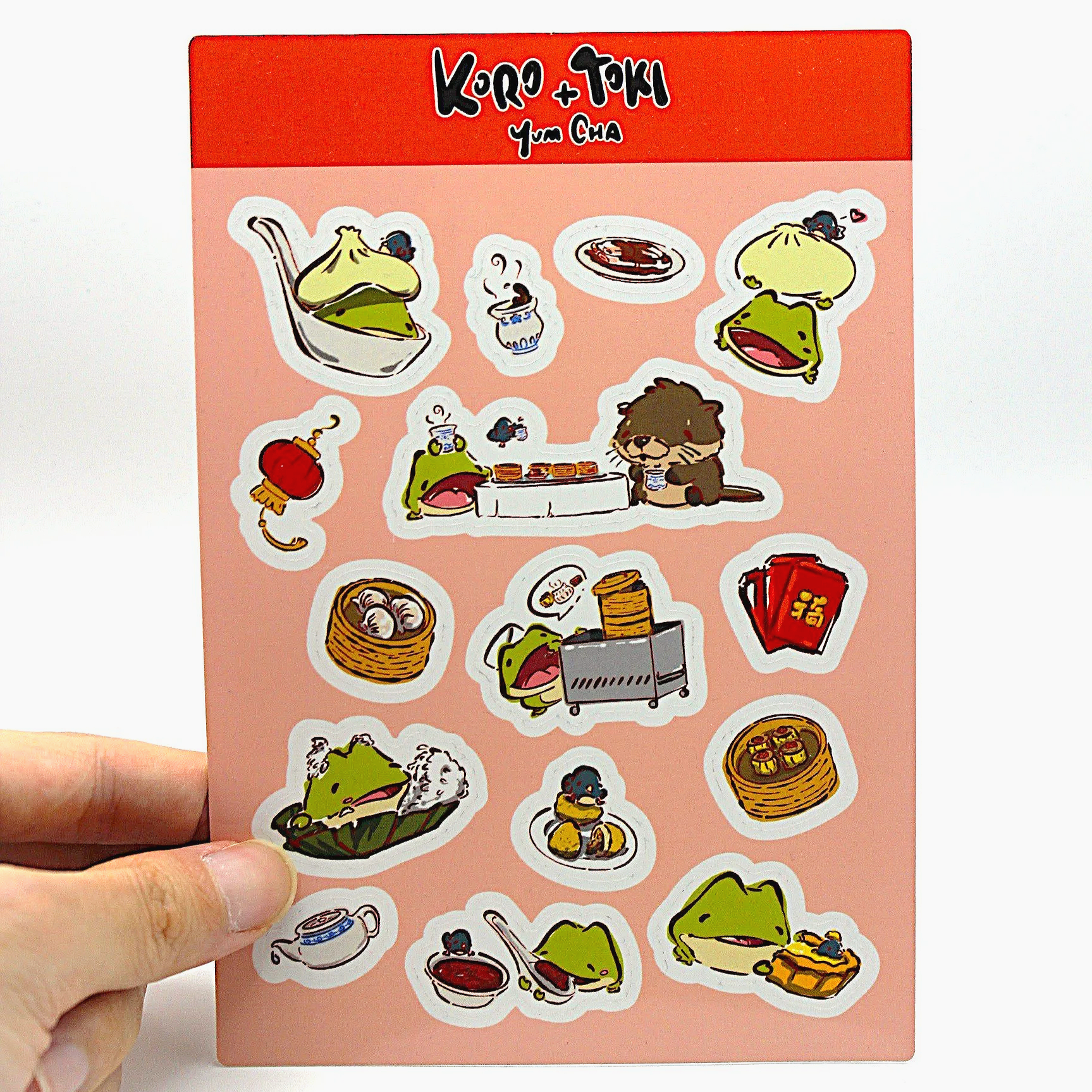 Koro And Toki Sticker Sheet- Yum Cha