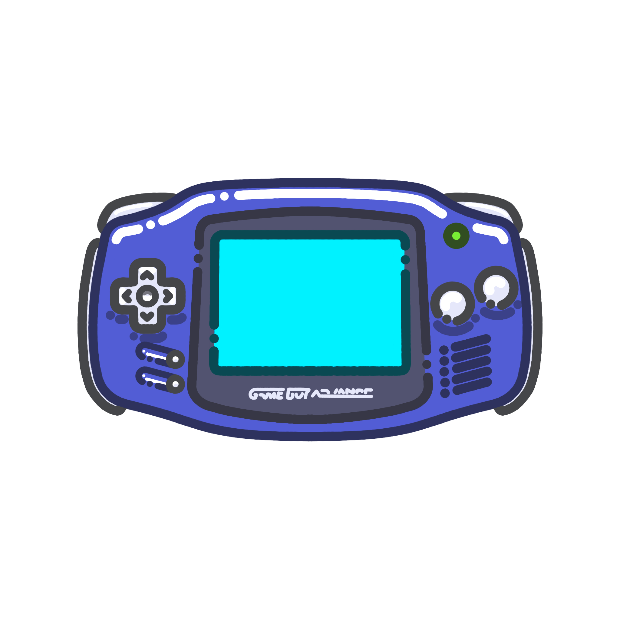 GBA Handheld Console