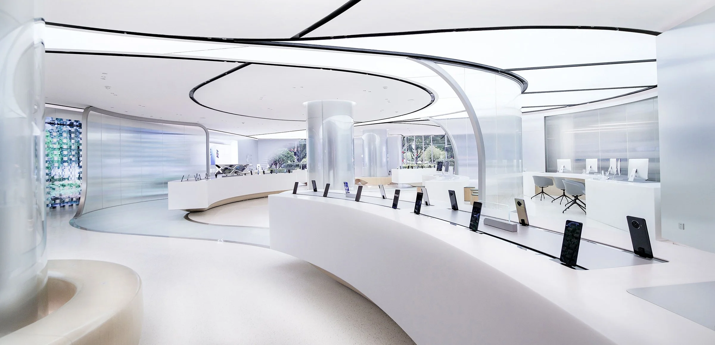 Oppo Super Flagship Store Guangzhou, architectural design project.
