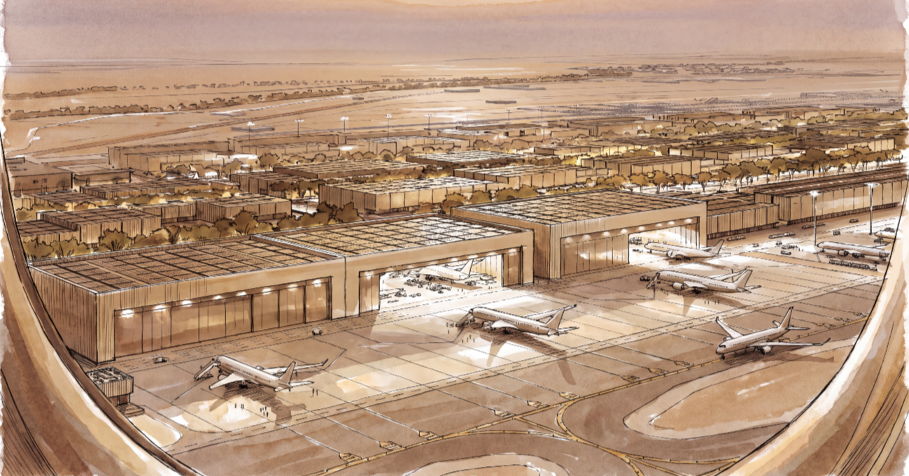 Private Aviation Terminal, KSIA x Foster+Partners