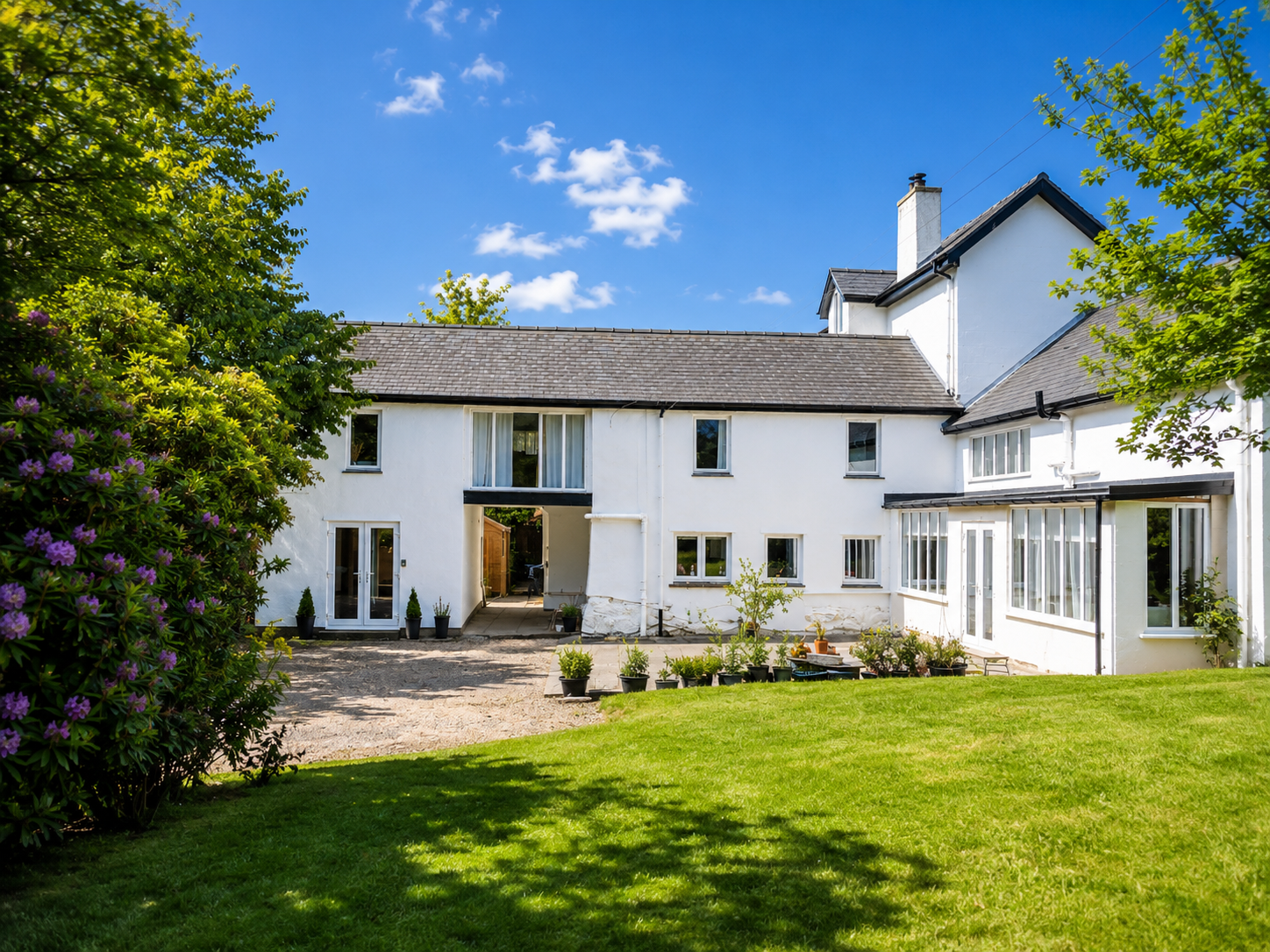 Your private space self contained space is located within m my home which is a large detached property set in 6 acres of land with gardens to wander