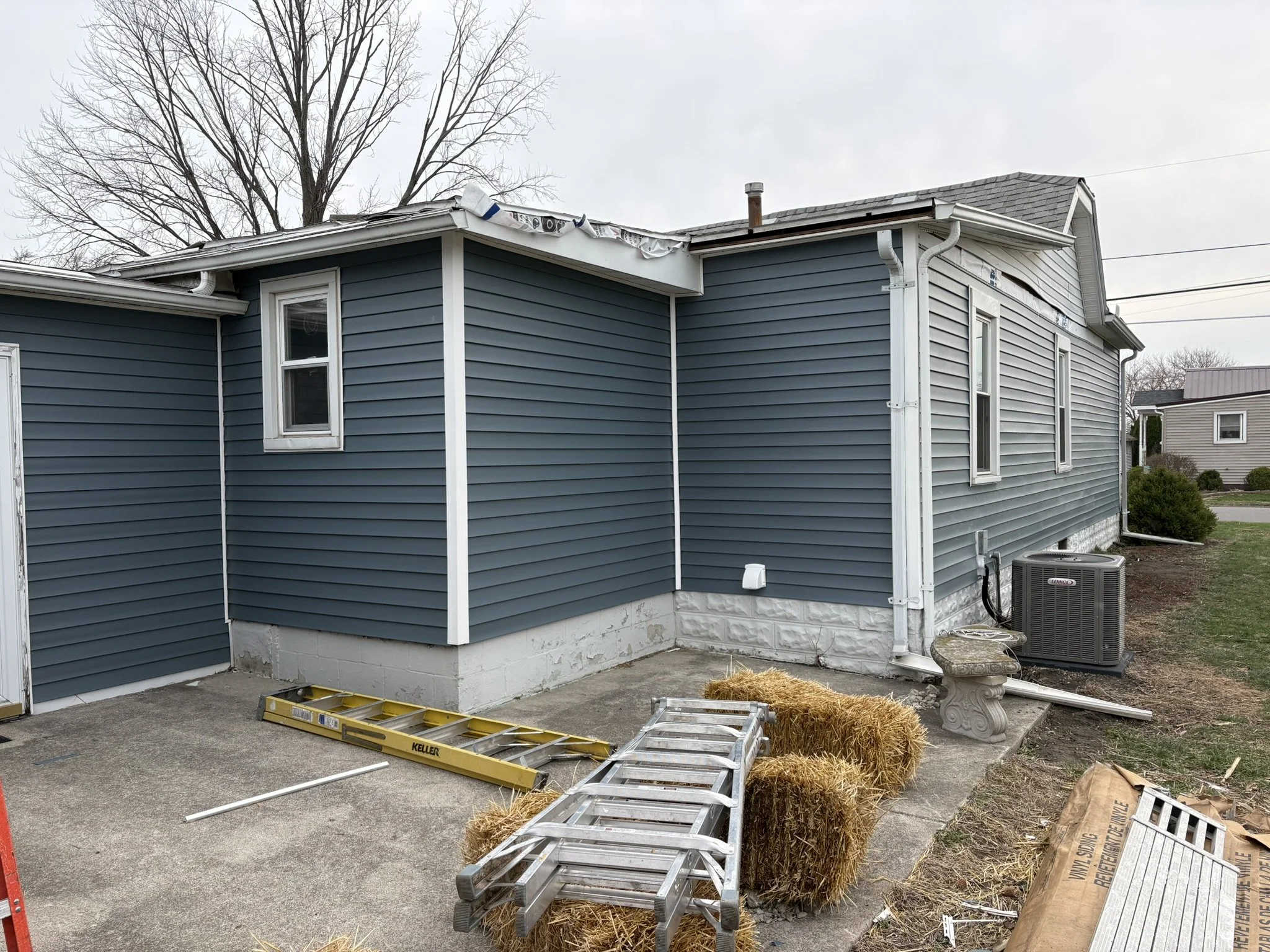 Siding replacement in Delphos