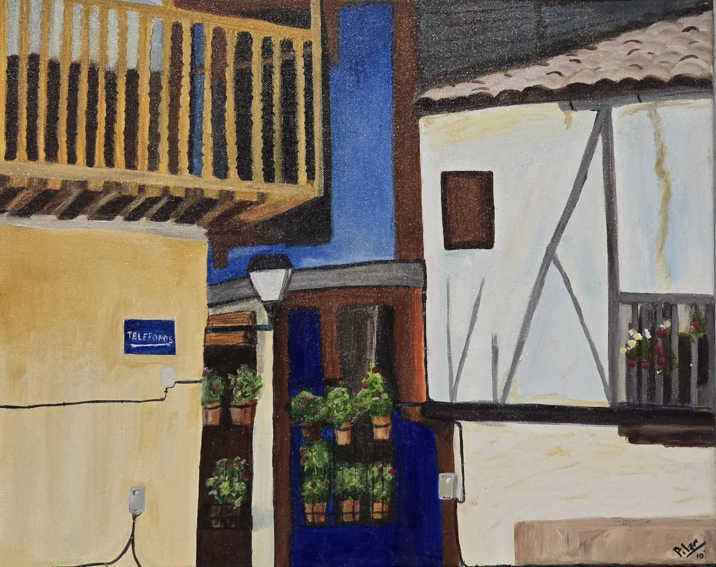 SPAIN, 2010 | Acrylic on gallery-wrapped canvas with painted edges  | 
16” X 20" X 0.5".