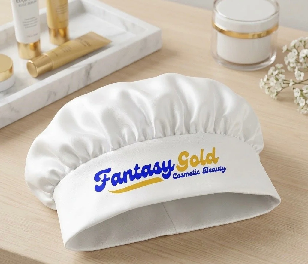 Fantasy Gold Customized Satin Bonnet
