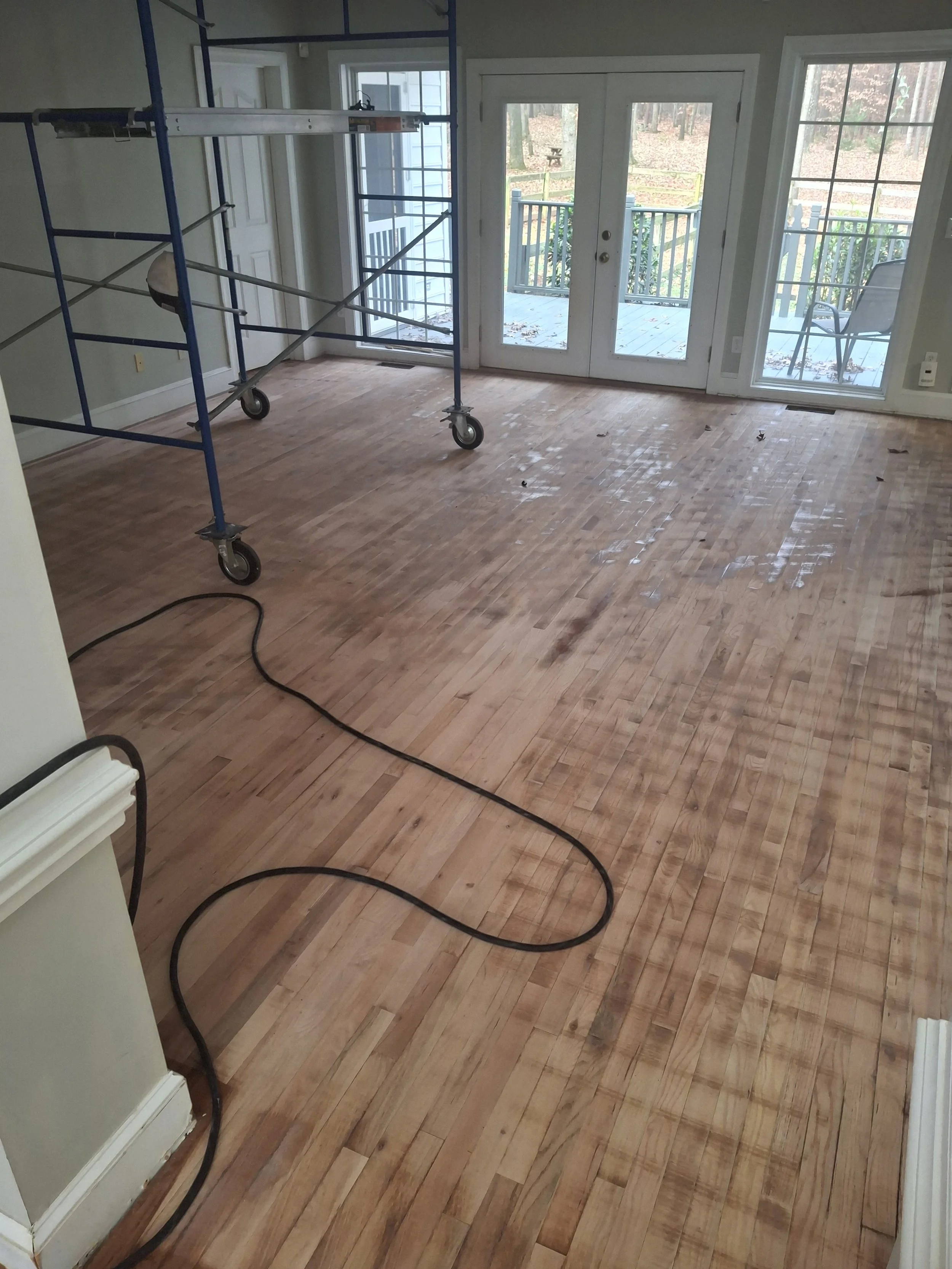 High-quality craftsmanship from Floyd's Flooring & Stairs specializing in hardwood flooring, LVP flooring, engineered hardwood, stair refinishing, floor replacement, and subfloor repair serving Winston-Salem, Greensboro, High-Point, NC