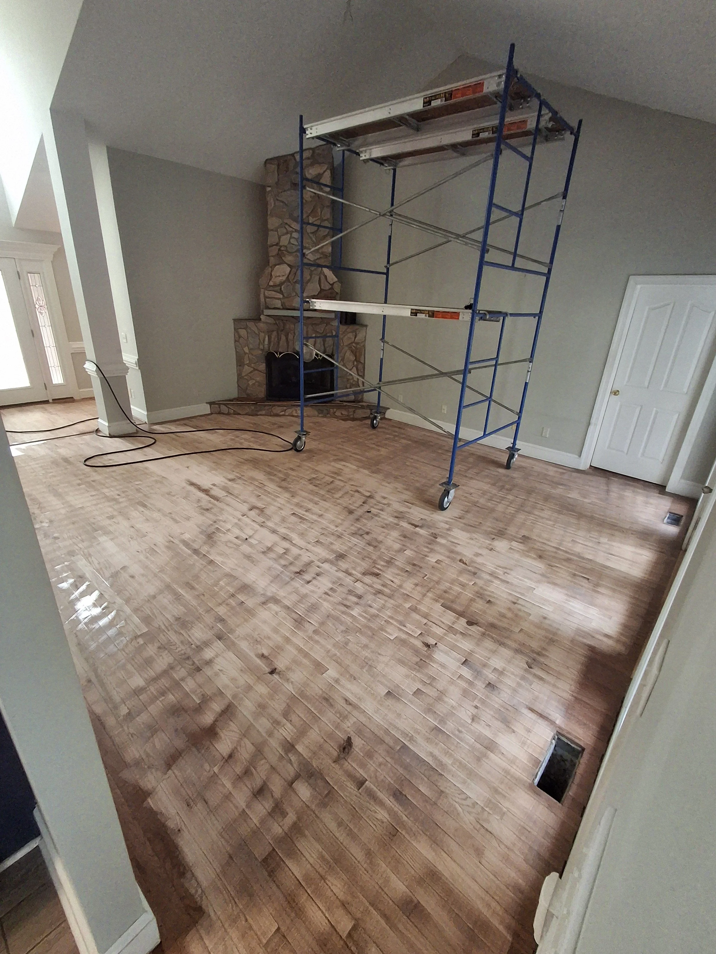 High-quality craftsmanship from Floyd's Flooring & Stairs specializing in hardwood flooring, LVP flooring, engineered hardwood, stair refinishing, floor replacement, and subfloor repair serving Winston-Salem, Greensboro, High-Point, NC