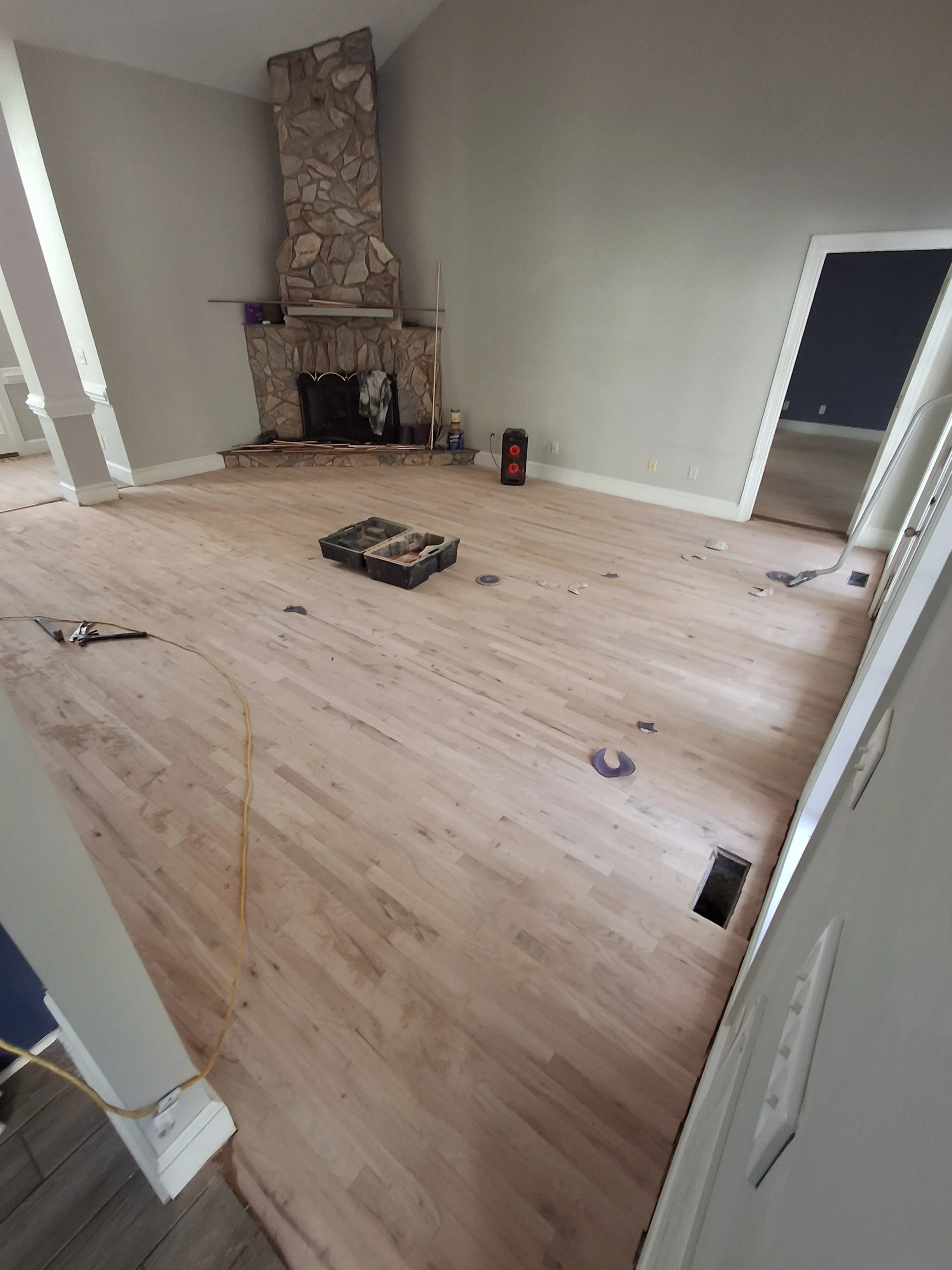 High-quality craftsmanship from Floyd's Flooring & Stairs specializing in hardwood flooring, LVP flooring, engineered hardwood, stair refinishing, floor replacement, and subfloor repair serving Winston-Salem, Greensboro, High-Point, NC