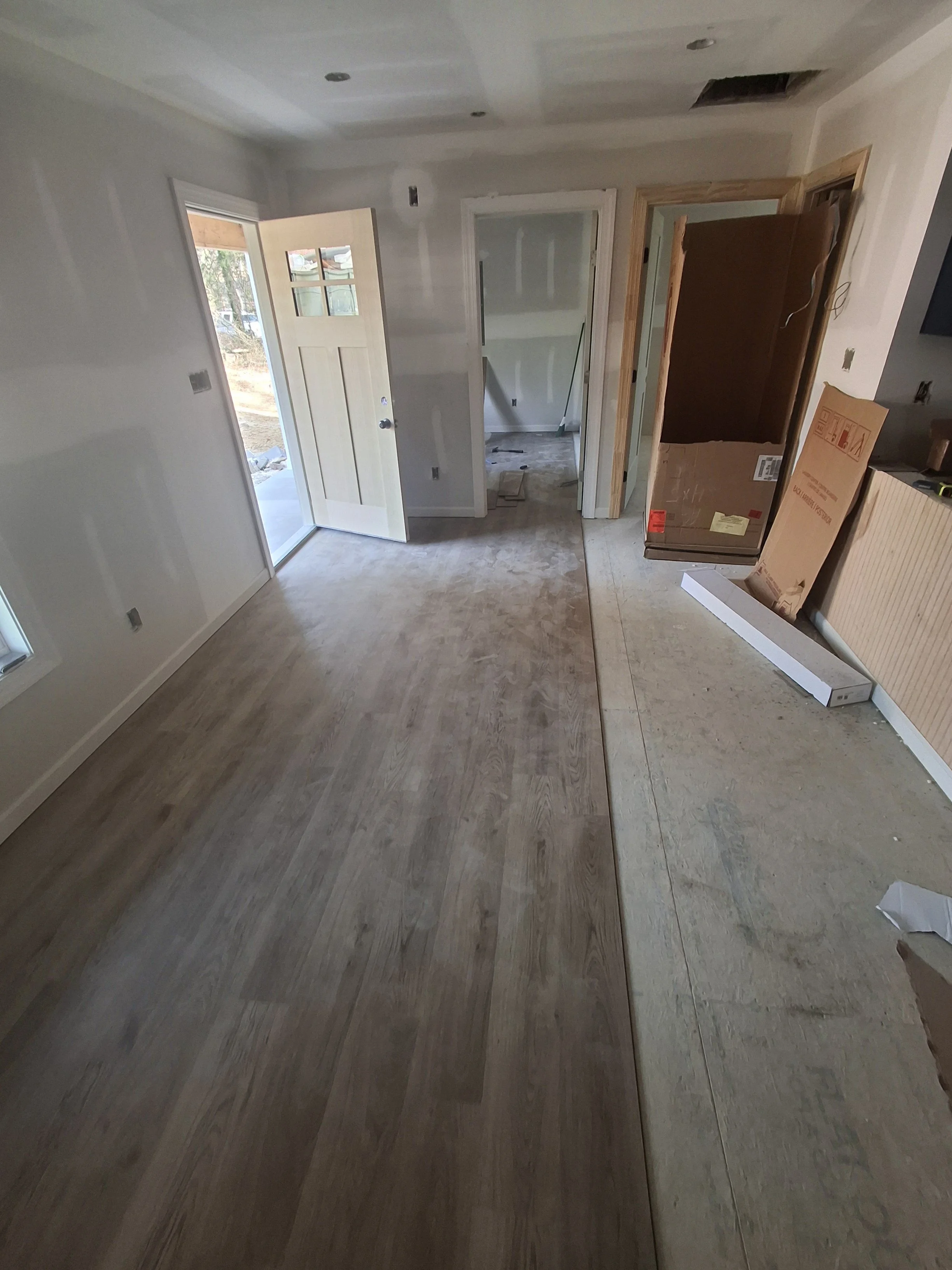 High-quality craftsmanship from Floyd's Flooring & Stairs specializing in hardwood flooring, LVP flooring, engineered hardwood, stair refinishing, floor replacement, and subfloor repair serving Winston-Salem, Greensboro, High-Point, NC