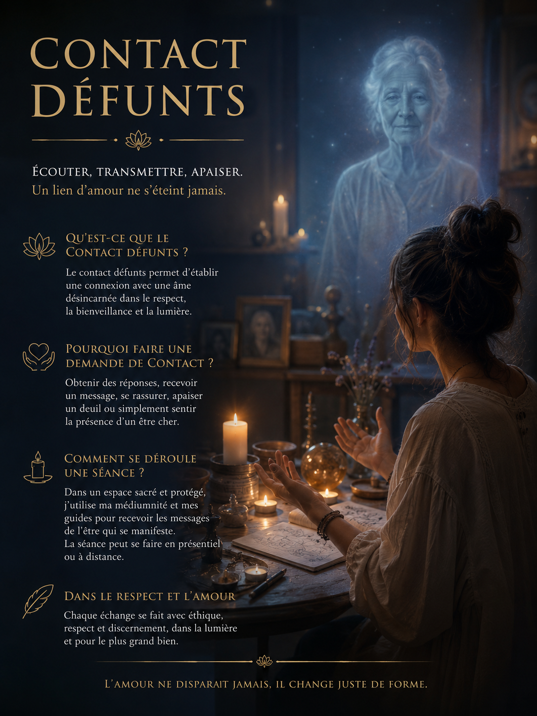 Séance de Contact Défunts ( Service à venir )