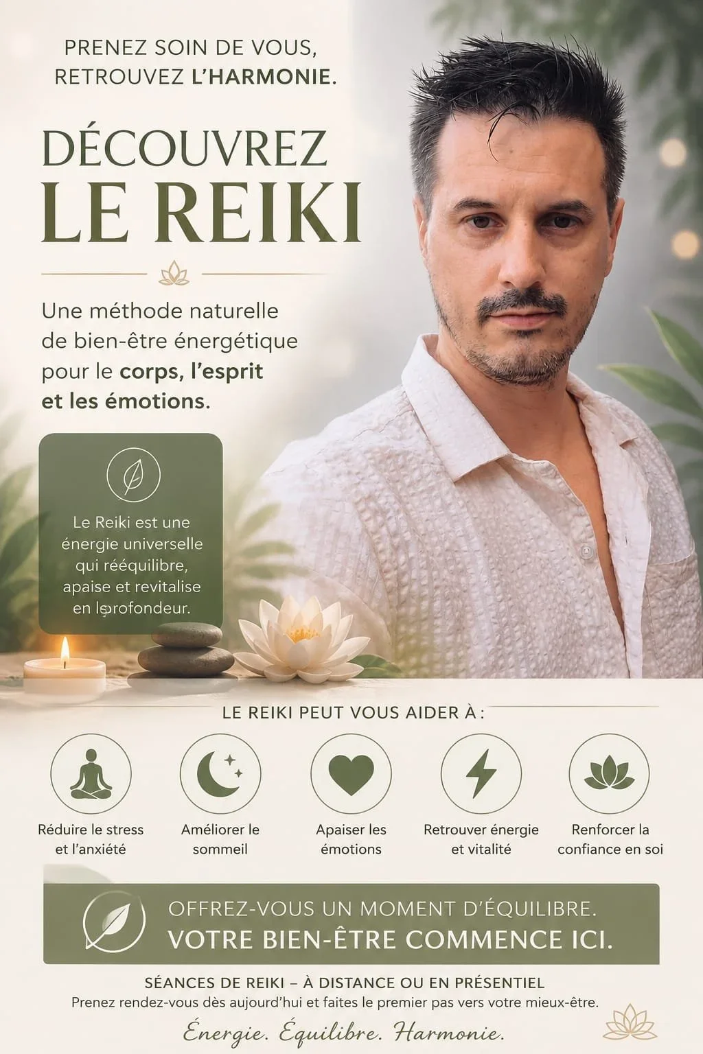 Séances de Reiki Harmonie