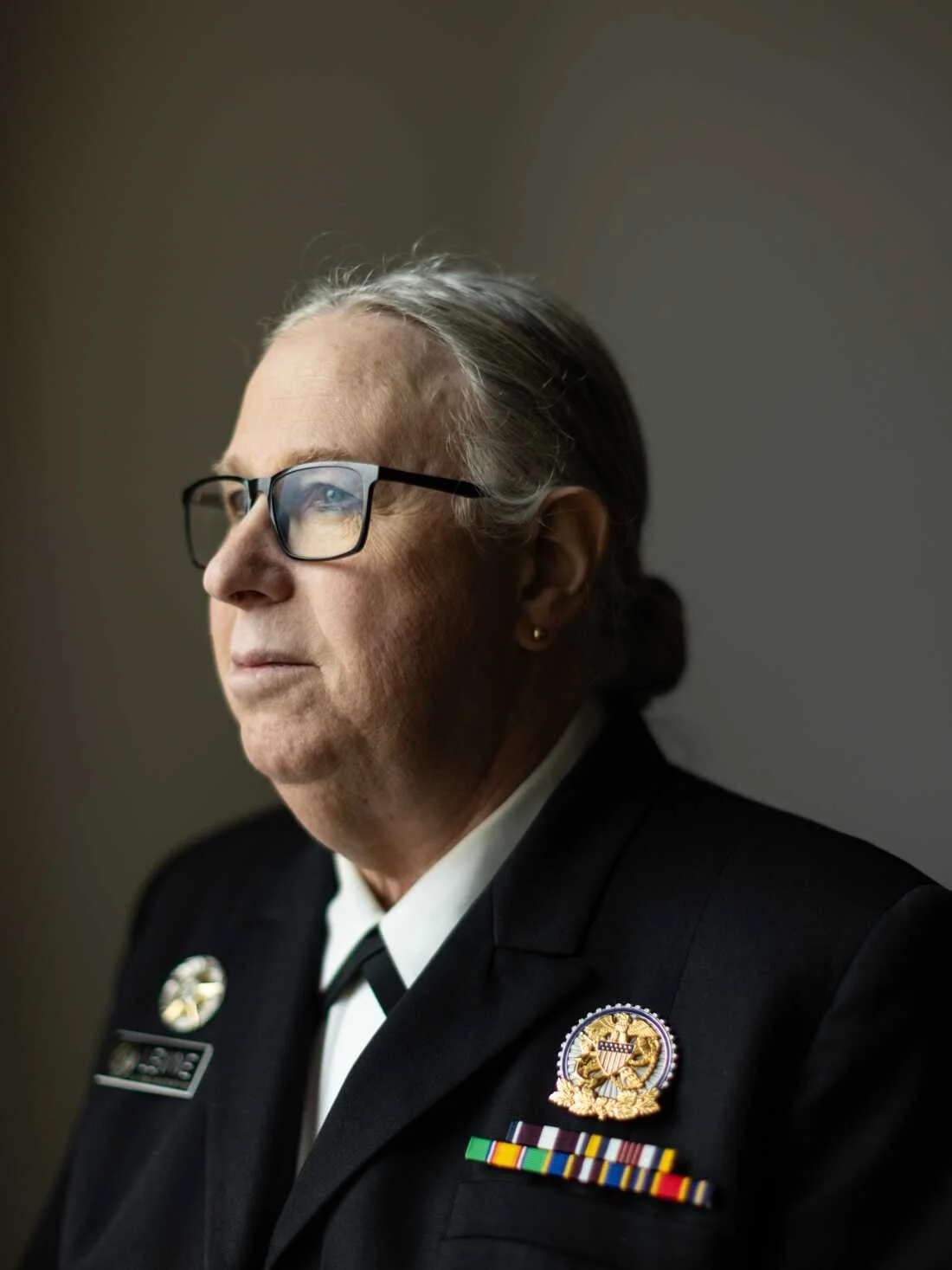Dr. Rachel Levine, the openly transgender four-star admiral serving as the Assistant Secretary for Health, in official uniform.