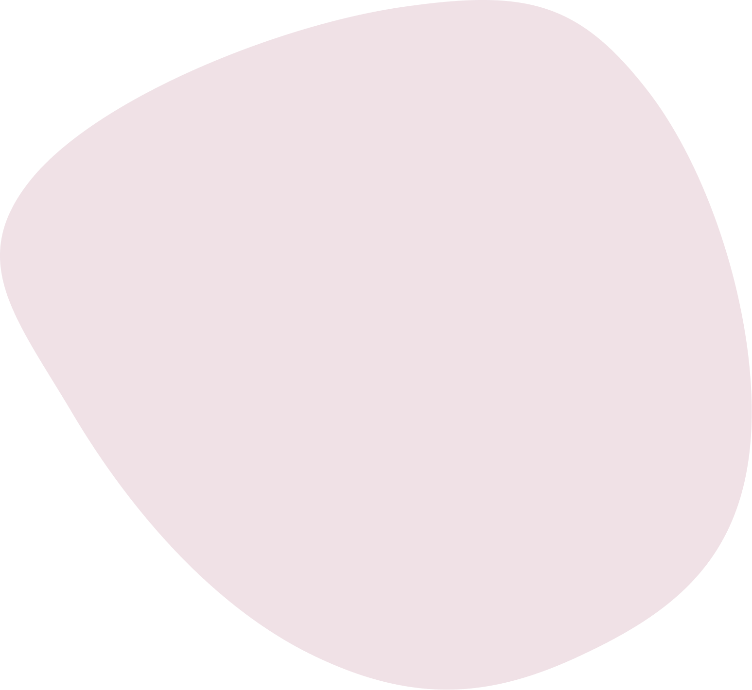 Abstract pastel pink shape with smooth curves against a black background.
