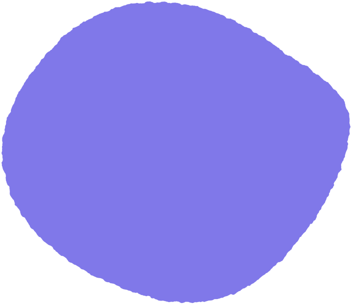 A blue circle on a black background.
