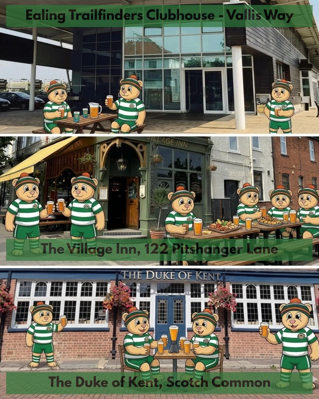 WORCESTER FANS! Here&rsquo;s where you can enjoy a pre-match &ldquo;warm up&rdquo; before tomorrow&rsquo;s semi-final against Ealing&hellip;&hellip;.. 🍺 🏉 
&bull;Ealing Trailfinders&rsquo; Clubhouse, Vallis Way, W13 0DD
Happy Hour 1-3pm
&bull;The V