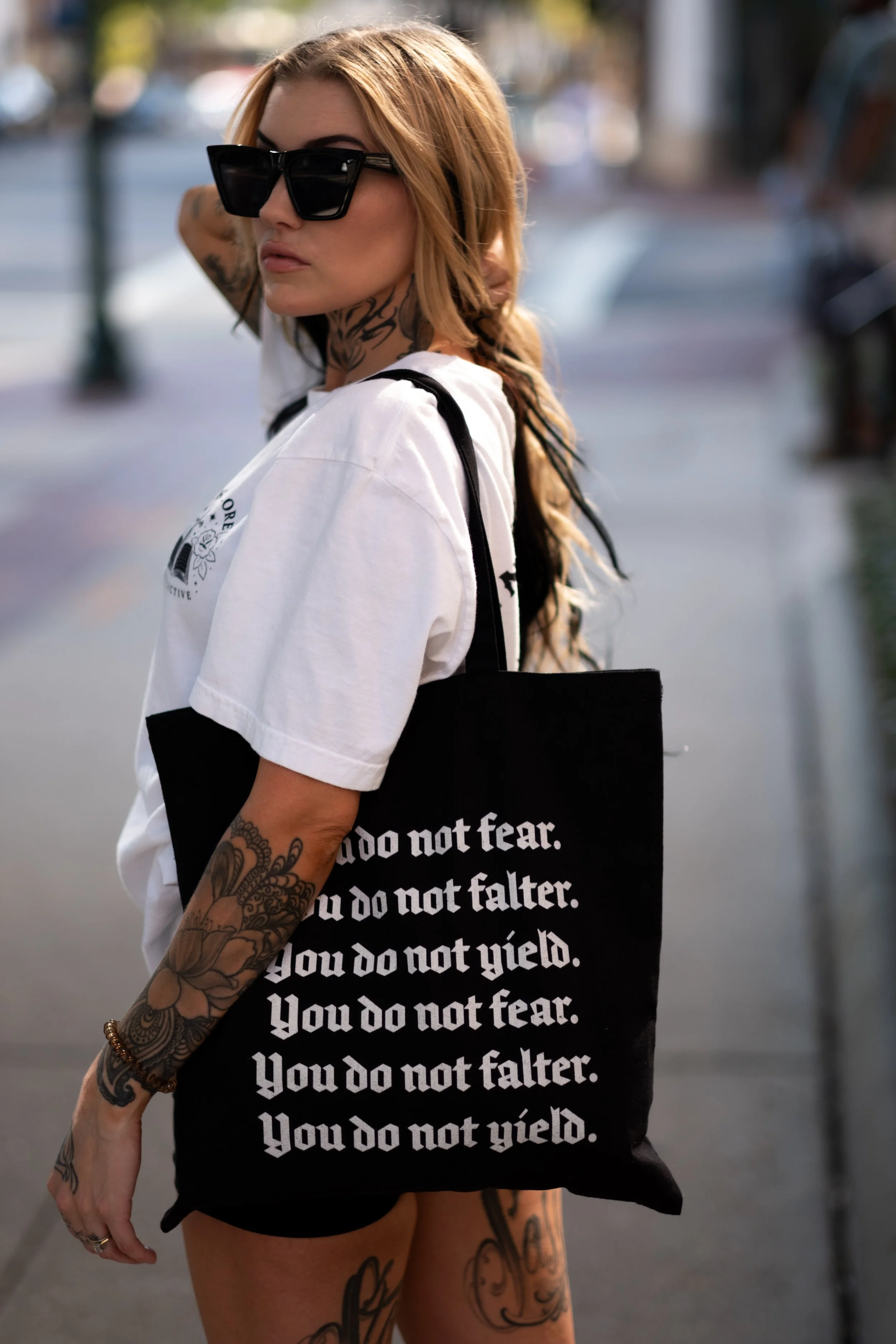 You Do Not Yield Tote Bag