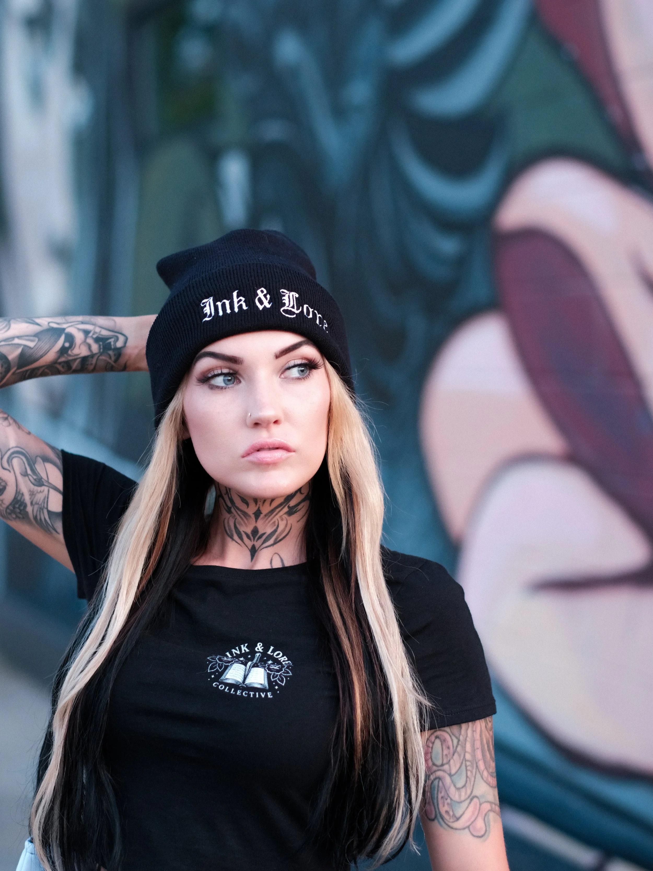Ink & Lore Embroidered Beanie