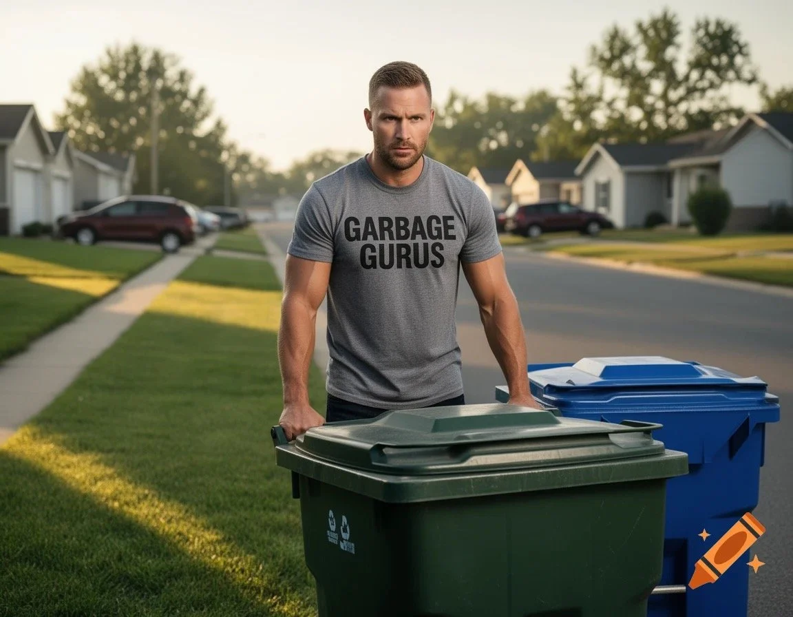 Trash/Recycling Can Running