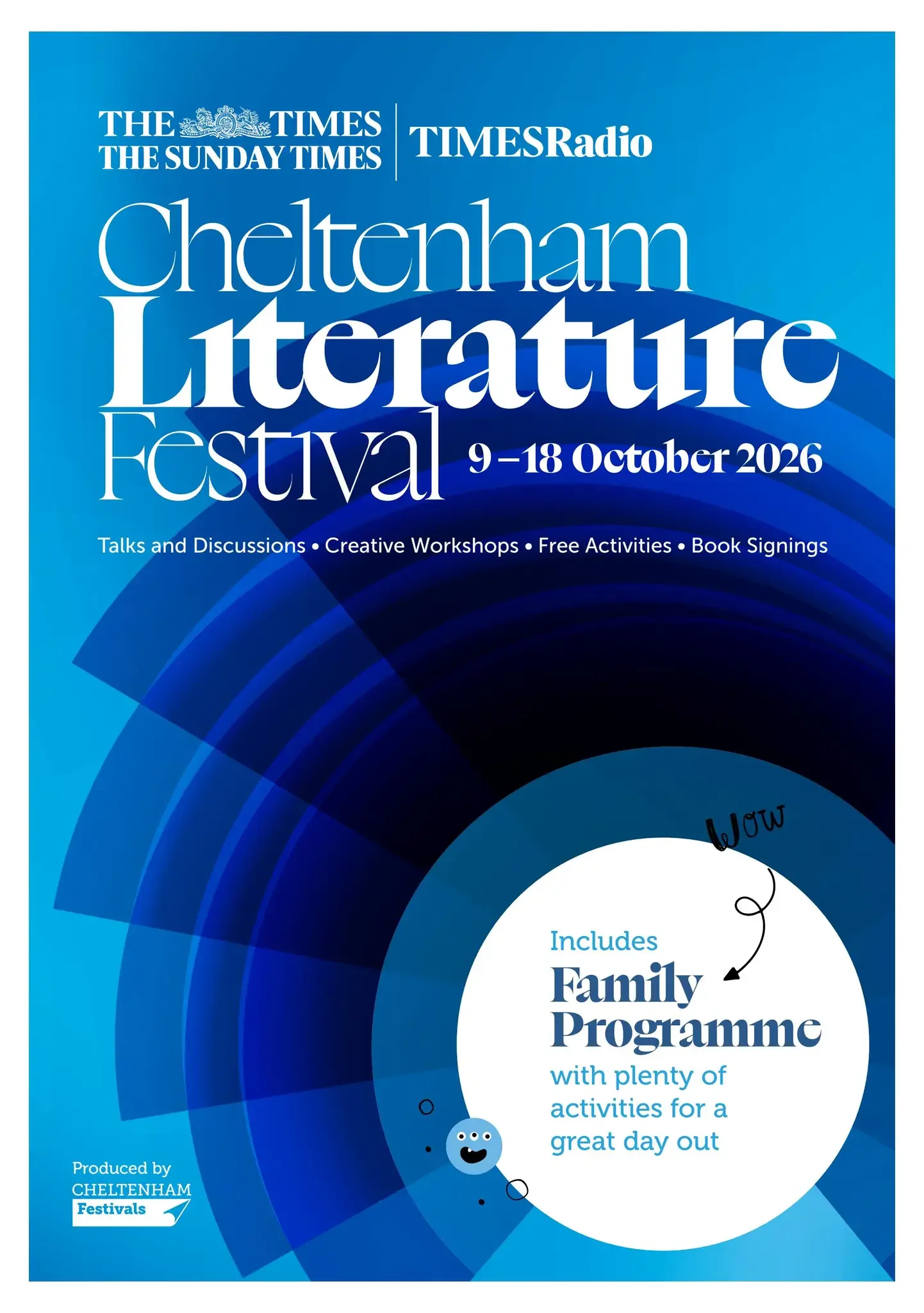Cheltenham Literature Festival 2026
| 9-18th October 2026