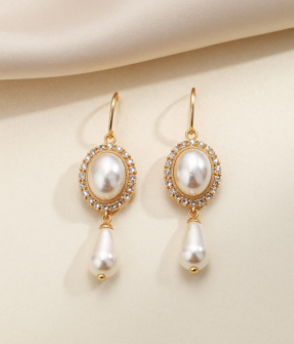 Perle Royale Clip-On Earrings