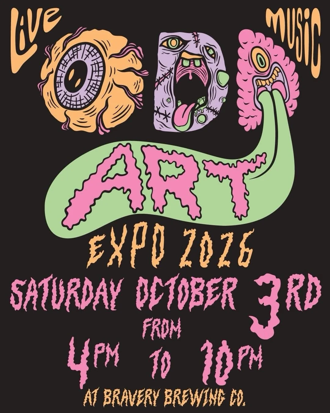 ToNIGHT ⚰️ @we.are.odd.661  @braverybrewing 🔪

@theopencasketgallery Will be at the event with tons of great stuff available for purchase .. also with many pieces we donated for the silent auction , if you have been wanting to add some one of a kind