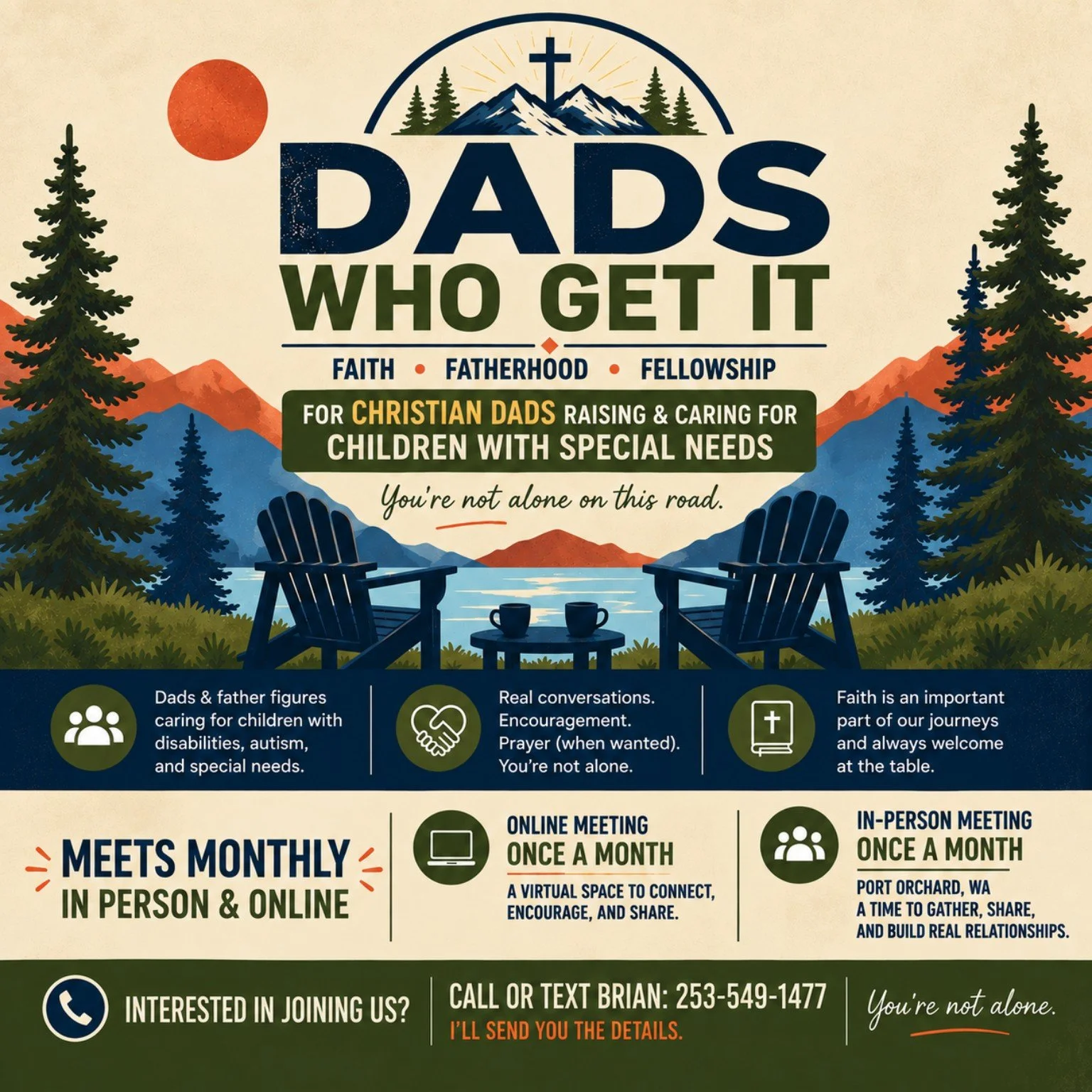 Dads Who Get It, a Christian community for fathers and father figures caring for children with disabilities and special needs.
