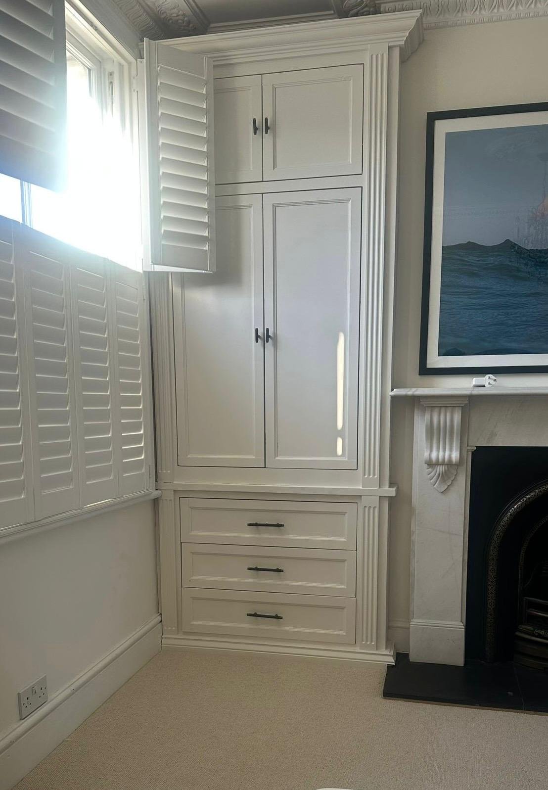 Pair of Grand Fitted Wardrobes