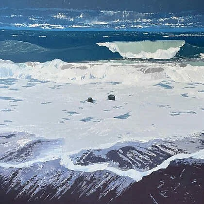Michael Meehan, Winter Storm II · Oil on linen, 72 × 72 in. · $24,500