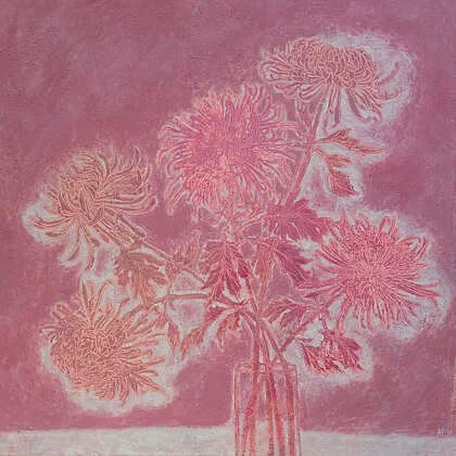 Alissa Frazer, Himalayan Tea · Oil on canvas, 20 × 20 in. · $2,200