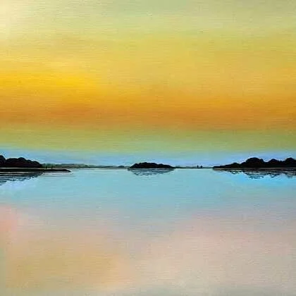 Goran Petmil, Sunrise · Oil on canvas, 36 × 36 in. · $2,300
