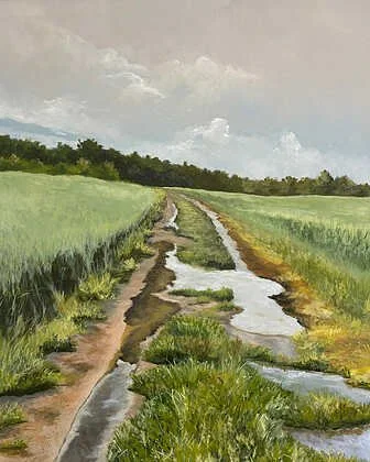 Scott Hartman, After the Rain · Acrylic on canvas, 30 × 24 in. · $6,000