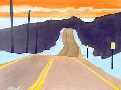 Phyllis Chillingworth, Chasing the Sunset · Oil, 24 × 32 in. · $3,000