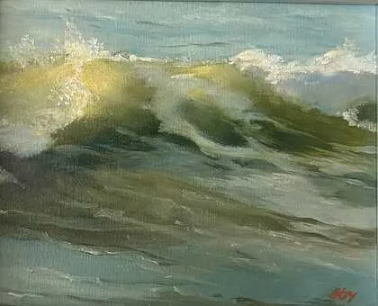 Jean Mahoney, Catching the Light · Oil on canvas, 18 × 24 in. · $1,400