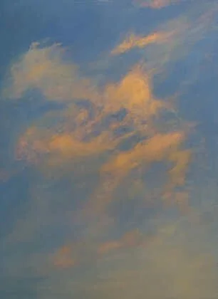 Adam L. Straus, Clouds 1 · Oil on paper, 43 × 32 in. · $4,500